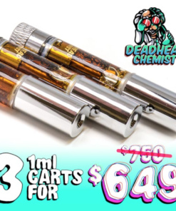 buy Deadhead Chemist DMT 3 Cartridges Deal 1mL